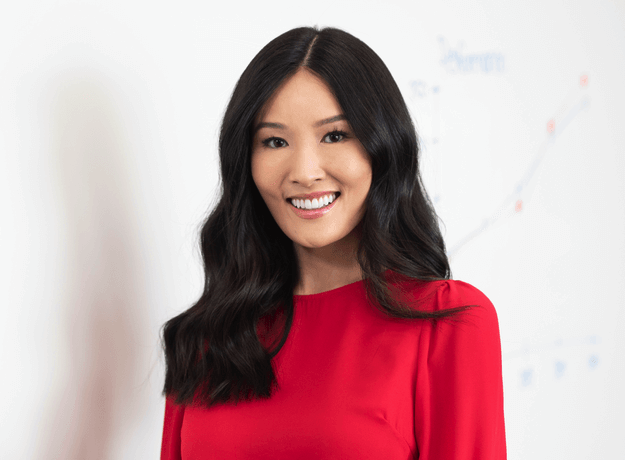 A female office employee